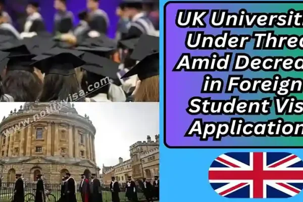 UK Universities Under Threat Amid Decrease in Foreign Student Visa Applications